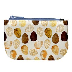 Golden Egg Easter Large Coin Purse by designsbymallika