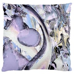 Landslide Baby Blue Large Cushion Case (two Sides) by MRNStudios