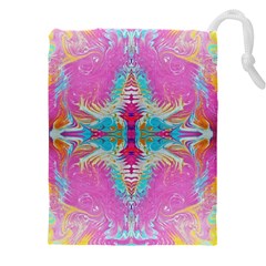 Indian Summer I Drawstring Pouch (4xl) by kaleidomarblingart