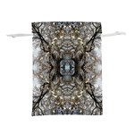 Spring Patterns Repeat Lightweight Drawstring Pouch (L) Front
