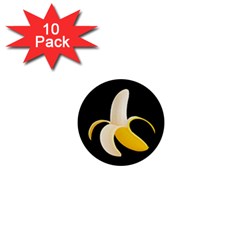 Banana 1  Mini Buttons (10 Pack)  by snackkingdom