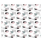Geometry Colors Double Sided Flano Blanket (Small)  50 x40  Blanket Back
