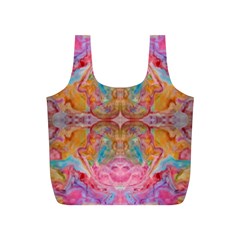 Monsoon Repeats Full Print Recycle Bag (s) by kaleidomarblingart