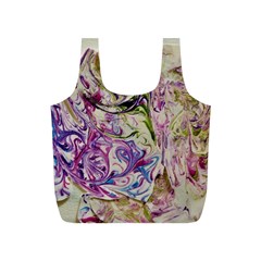 Abstract Swirls Iv Full Print Recycle Bag (s) by kaleidomarblingart