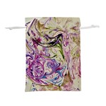 Abstract swirls IV Lightweight Drawstring Pouch (M) Front