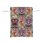 Collage Repeats  Lightweight Drawstring Pouch (S) Front