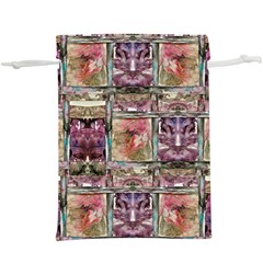 Collage Repeats   Lightweight Drawstring Pouch (xl) by kaleidomarblingart