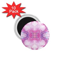 Pink Abstract Repeats 1 75  Magnets (10 Pack)  by kaleidomarblingart