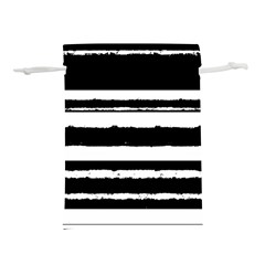 Bandes Abstrait Blanc/noir Lightweight Drawstring Pouch (s) by kcreatif