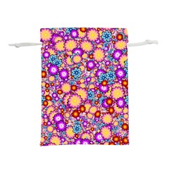 Flower Bomb1 Lightweight Drawstring Pouch (s) by PatternFactory