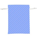 Soft Pattern Blue  Lightweight Drawstring Pouch (XL) Front