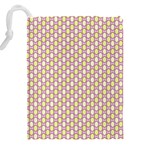 Soft Pattern Rose Drawstring Pouch (4XL) Back