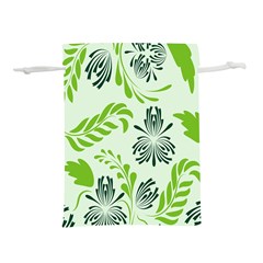 Folk Flowers Pattern Floral Surface Design Seamless Pattern Lightweight Drawstring Pouch (l) by Eskimos