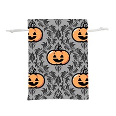 Pumpkin Pattern Lightweight Drawstring Pouch (m) by NerdySparkleGoth