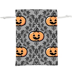 Pumpkin Pattern  Lightweight Drawstring Pouch (xl) by NerdySparkleGoth