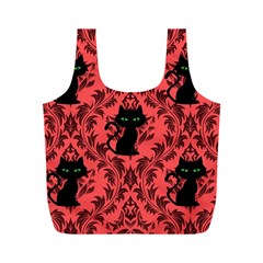 Cat Pattern Full Print Recycle Bag (m) by NerdySparkleGoth
