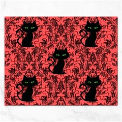 Cat Pattern Rectangular Jigsaw Puzzl by NerdySparkleGoth