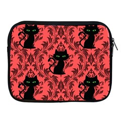 Cat Pattern Apple Ipad 2/3/4 Zipper Cases by NerdySparkleGoth