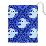 Ghost Pattern Drawstring Pouch (4XL) Front