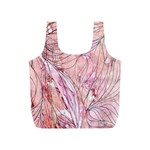 Flowing petals Full Print Recycle Bag (S) Front