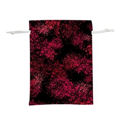Red Abstraction Lightweight Drawstring Pouch (m) by SychEva