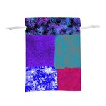 Patches Lightweight Drawstring Pouch (L) Front