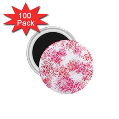 Red Splashes On A White Background 1 75  Magnets (100 Pack)  by SychEva