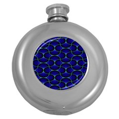 Abstract Geo Round Hip Flask (5 Oz) by Sparkle