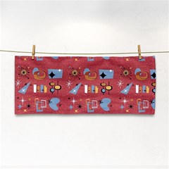 50s Red Hand Towel by NerdySparkleGoth
