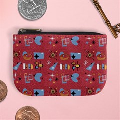 50s Red Mini Coin Purse by NerdySparkleGoth