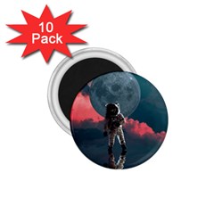 Astronaut-moon-space-nasa-planet 1 75  Magnets (10 Pack)  by Sudhe