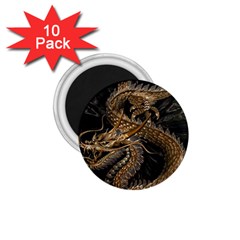 Fantasy Dragon Pentagram 1 75  Magnets (10 Pack)  by Sudhe