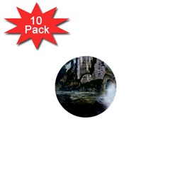 Sea-island-castle-landscape 1  Mini Buttons (10 Pack)  by Sudhe