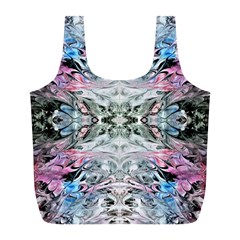 Abstract Waves Iv Full Print Recycle Bag (l) by kaleidomarblingart