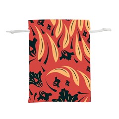 Folk Flowers Pattern Floral Surface Design Seamless Pattern Lightweight Drawstring Pouch (m) by Eskimos