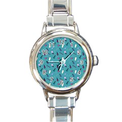 Manicure Supplies  Nail Polish Round Italian Charm Watch by SychEva