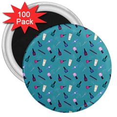 Manicure Supplies  Nail Polish 3  Magnets (100 Pack) by SychEva