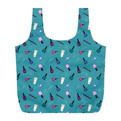 Manicure Supplies  Nail Polish Full Print Recycle Bag (l) by SychEva