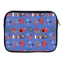 Blue 50s Apple Ipad 2/3/4 Zipper Cases by NerdySparkleGoth