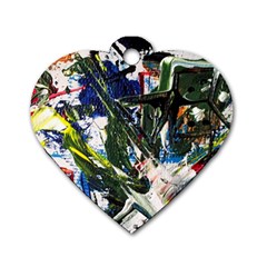 Snow In A City-1-1 Dog Tag Heart (two Sides) by bestdesignintheworld
