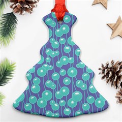 Blue Dandelions  Cute Plants Ornament (christmas Tree)  by SychEva