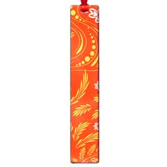 Folk Flowers Pattern Floral Surface Design Seamless Pattern Large Book Marks by Eskimos