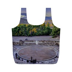 Epidaurus Theater, Peloponnesse, Greece Full Print Recycle Bag (m) by dflcprintsclothing