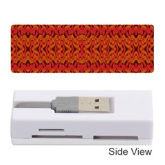 Red Pattern Memory Card Reader (stick) by Sparkle