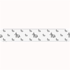 Grey Unicorn Sketchy Style Motif Drawing Pattern Small Bar Mats by dflcprintsclothing