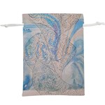 Convoluted patterns  Lightweight Drawstring Pouch (XL) Front