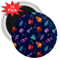 Jugs And Vases 3  Magnets (10 Pack)  by SychEva