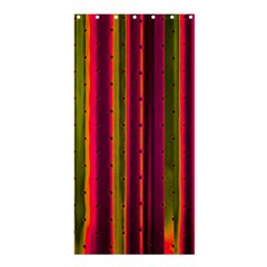 Warped Stripy Dots Shower Curtain 36  X 72  (stall)  by essentialimage365
