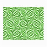 Illusion Waves Pattern Small Glasses Cloth Front