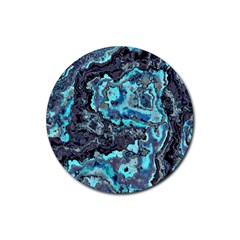 Strange Glow Rubber Coaster (round) by MRNStudios